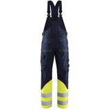 Blåkläder - 2888-1513 Bretelbroek - Marineblauw/Oranje - Inherent Vlamvertragend Materiaal