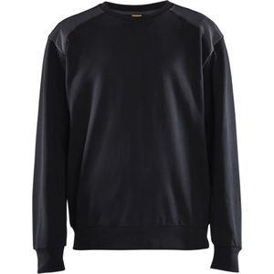 Blaklader Sweatshirt bi-colour 3580-1158 - Zwart/Medium grijs