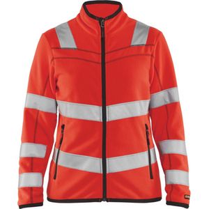 Blaklader Dames Microfleecevest High Vis 4966-1010 - High Vis Rood