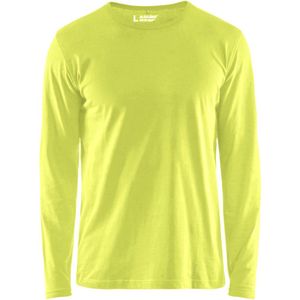Blåkläder - T-Shirt Lange Mouw - High-Vis Geel - 100% Katoen