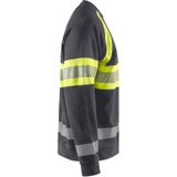 Blåkläder - 3359-1158 - Sweater - Grijs/High Vis Geel - Katoen/Polyester