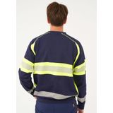 Blåkläder - 3359-1158 - Sweater - Grijs/High Vis Geel - Katoen/Polyester