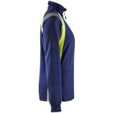 Blaklader - Dames Sweatshirt Halve Rits - Zwart - Katoen/Polyester