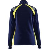 Blaklader - Dames Sweatshirt Halve Rits - Zwart - Katoen/Polyester