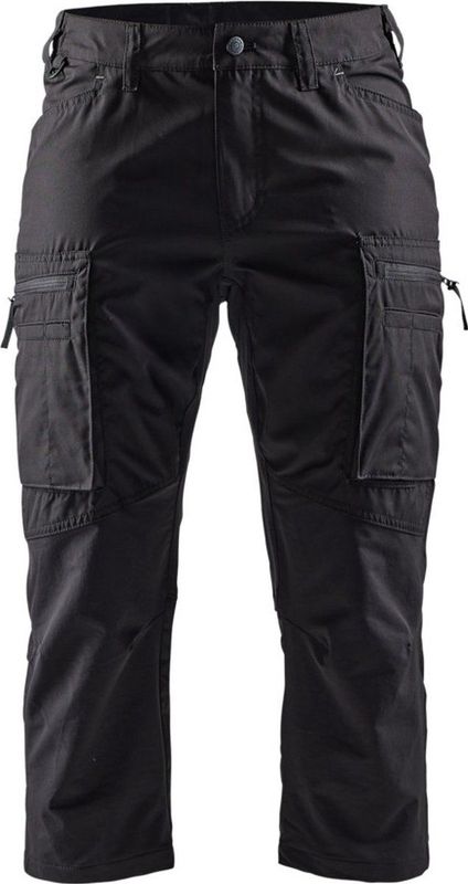 Blaklader Dames service piraatbroek met stretch 7129-1845 - Zwart
