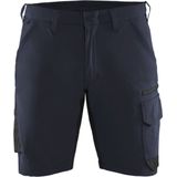 Blaklader Service short 4-weg stretch 1423-1645 - Donker marineblauw/Zwart