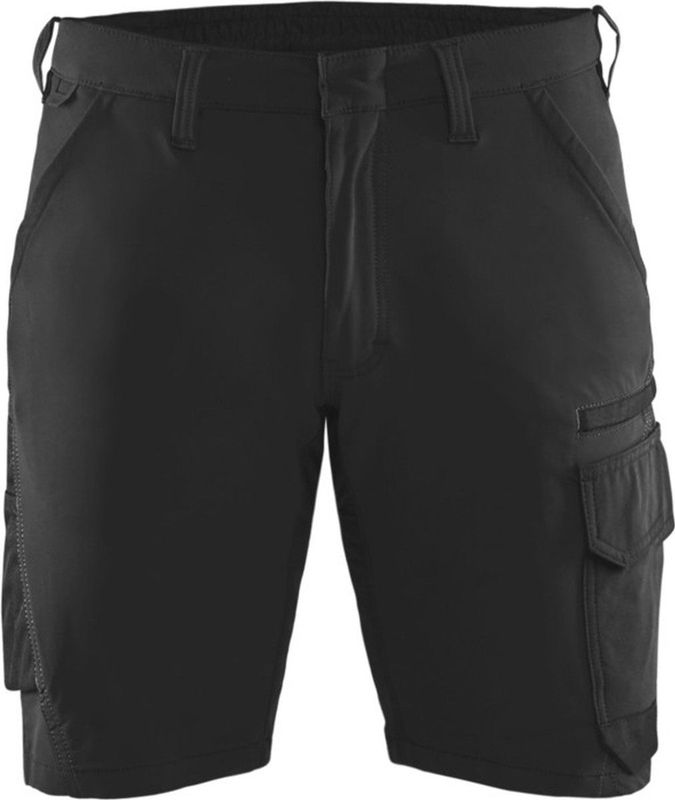Blaklader Service short 4-weg stretch 1423-1645 - Zwart/Donkergrijs