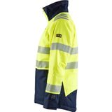 Blåkläder - 4917-1534 - Winterjas - High Vis Geel/Marineblauw