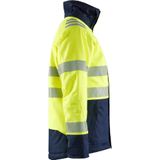 Blåkläder - 4917-1534 - Winterjas - High Vis Geel/Marineblauw