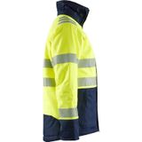 Blåkläder - 4917-1534 - Winterjas - High Vis Geel/Marineblauw