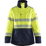 Blåkläder - 4917-1534 - Winterjas - High Vis Geel/Marineblauw