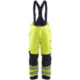 Blaklader 1817-1534 Multinorm Winter bretelbroek - High Vis Geel/Marineblauw
