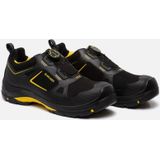 Blåkläder - 2471-0000 GECKO - Veiligheidsschoen - Zwart/Rood - Microvezel/KPU