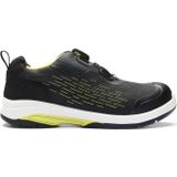 Blåkläder - 2442-0000 CRADLE - Veiligheidsschoen - Zwart/Medium Grijs - Textiel