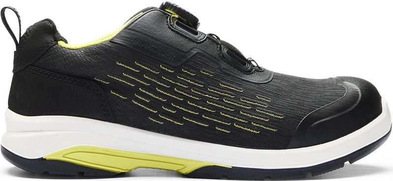 Blåkläder - 2442-0000 CRADLE - Veiligheidsschoen - Zwart/Medium Grijs - Textiel