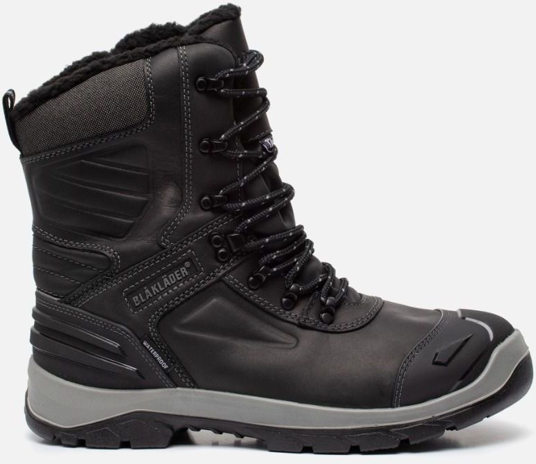 Blåkläder - 2456-0000 ELITE Winterschoen - Zwart - Leer - Wol/Polyester Voering