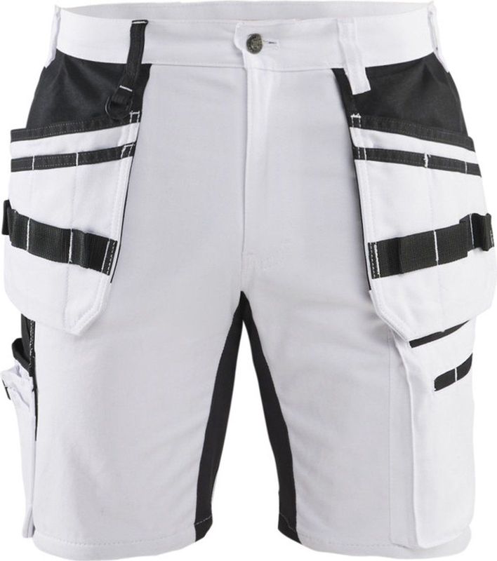 Blåkläder - 1911 Schildersshort - Stretch - Grijs - 92% Polyester, 8% Elastan