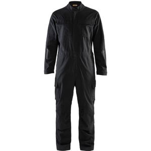 Blåkläder - 6166-1344 - Werkoverall - Zwart - Katoen Canvas - 2-weg Stretch