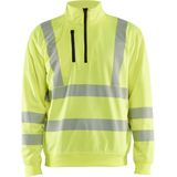 Blåkläder - 3564-2538 Sweatshirt - High Vis Geel - 100% Polyester - Reflecterende Details