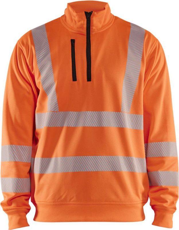 Blåkläder - 3564-2538 - High Vis Sweatshirt - Oranje - 100% Polyester - Klasse 3