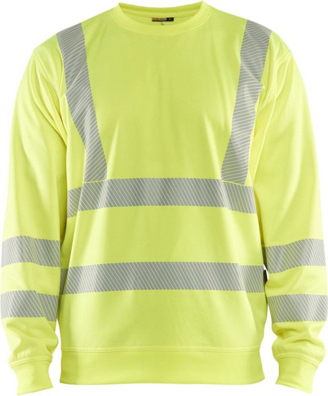 Blåkläder - 3562-2538 - High Vis Sweatshirt - Geel - 100% Polyester - Klasse 3