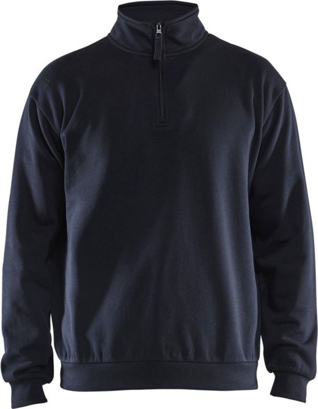 Blaklader Sweatshirt met halve rits 3587-1169 - Donker marineblauw
