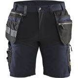 Blaklader Short met stretch 1598-1860 - Donker marineblauw/Zwart