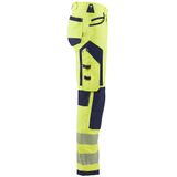 Blåkläder - 1197-1642 - High Vis Werkbroek - Geel/Marineblauw - 4-weg Stretch