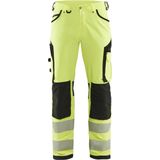 Blaklader High Vis werkbroek met 4-weg stretch zonder spijkerzakken 1197-1642 - High Vis Geel/Zwart