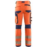 Blåkläder - 1197-1642 - High Vis Werkbroek - Oranje/Marineblauw - 4-weg Stretch