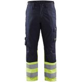 Blaklader 1705-1519 Werkbroek Inherent Steel - Marine/High Vis Geel