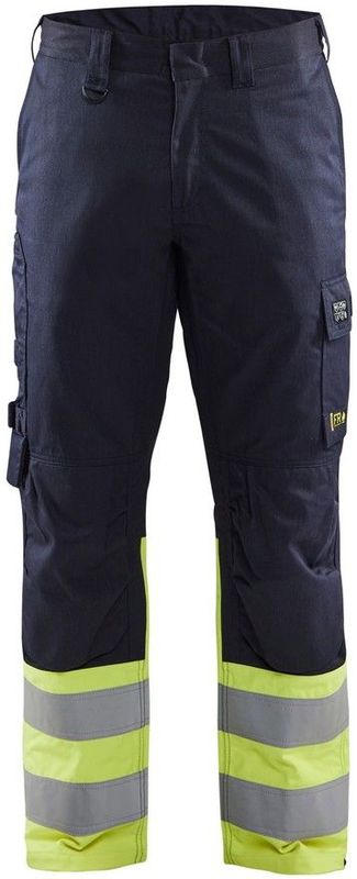 Blaklader 1705-1519 Werkbroek Inherent Steel - Marine/High Vis Geel