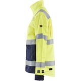 Blåkläder 4091-1514 Multinorm Damesjack High Vis Geel/Marineblauw maat L