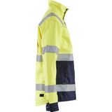 Blåkläder 4091-1514 Multinorm Damesjack High Vis Geel/Marineblauw maat L