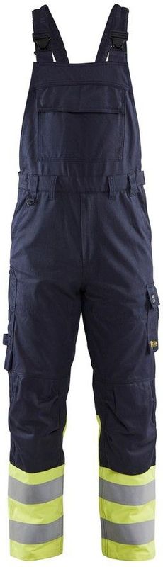 Blåkläder - 2605-1519 - Bretelbroek - High Vis Geel - Vlamvertragend - Inherent Steel