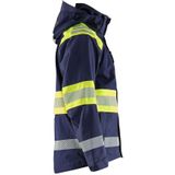 Blåkläder - 4420-1977 - Shelljack - Marine/High Vis Geel - Wind- en Waterdicht