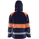 Blåkläder - 4420-1977 - Shelljack High Vis - Marineblauw/Oranje - Wind- en Waterdicht