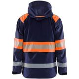 Blåkläder - 4420-1977 - Shelljack High Vis - Marineblauw/Oranje - Wind- en Waterdicht