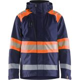 Blåkläder - 4420-1977 - Shelljack High Vis - Marineblauw/Oranje - Wind- en Waterdicht