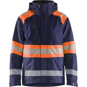 Blaklader 4420-1977 Shelljack High Vis - Marineblauw/Oranje