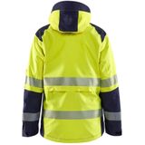 Blåkläder - 4436-1987 - Dames Shelljack - High Vis Geel/Marineblauw
