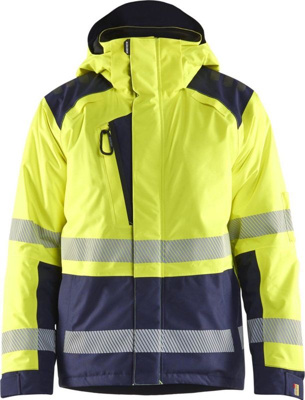 Blåkläder - 4455-1987 - Winterjas - High Vis Geel/Marineblauw