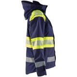 Blåkläder - 4430-1977 - Shelljack - High Vis Marine/High Vis Geel - Wind- en Waterdicht