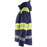 Blåkläder - 4430-1977 - Shelljack - High Vis Marine/High Vis Geel - Wind- en Waterdicht