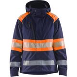 Blåkläder - 4430-1977 - Shelljack - Marineblauw/Oranje - Dames - High Vis