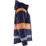 Blaklader 4480-1977 Winterjas High Vis - Marineblauw/Oranje