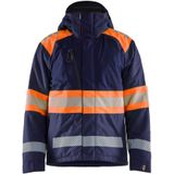Blaklader 4480-1977 Winterjas High Vis - Marineblauw/Oranje