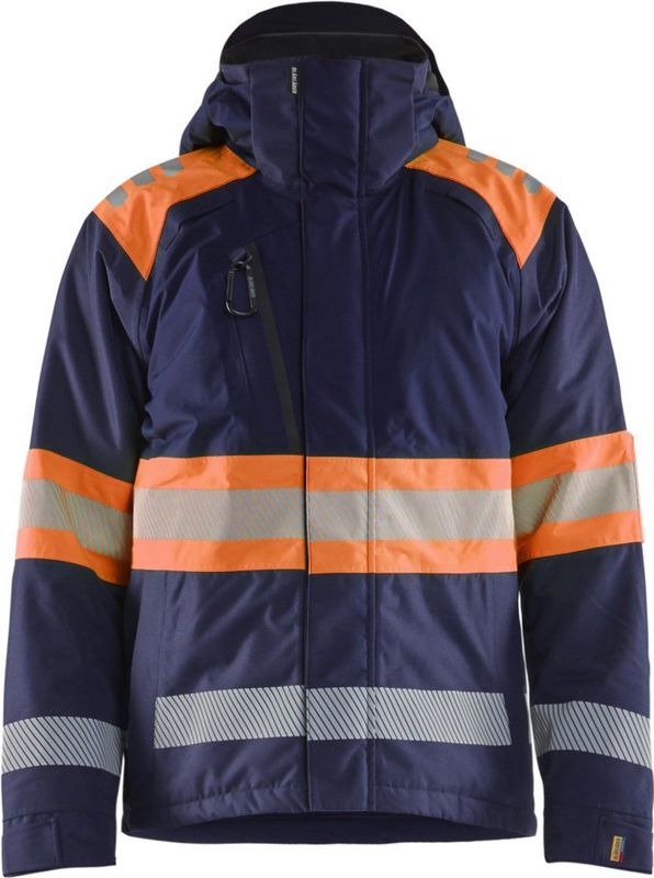 Blaklader 4480-1977 Winterjas High Vis - Marineblauw/Oranje