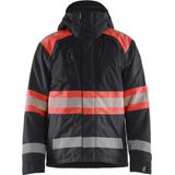 Blaklader 4480-1977 Winterjas High Vis - Zwart/High Vis Rood