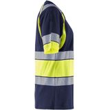 Blåkläder - 3410-1030 - T-Shirt - High Vis Marine/High Vis Geel - Katoen/Polyester